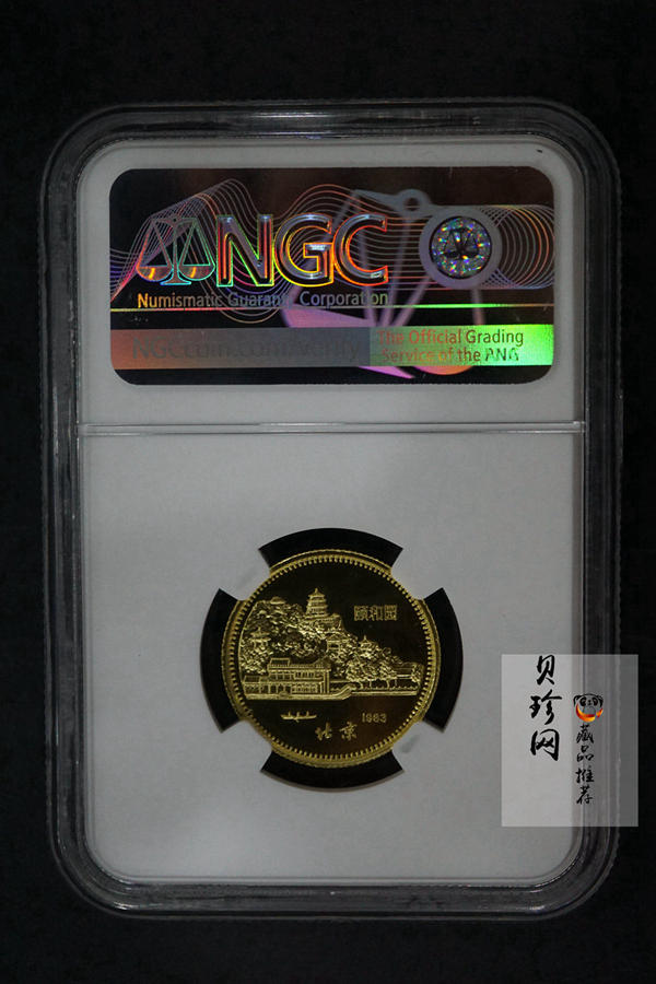 【830201】1983中国癸亥（猪）年-双猪图8克精制金币