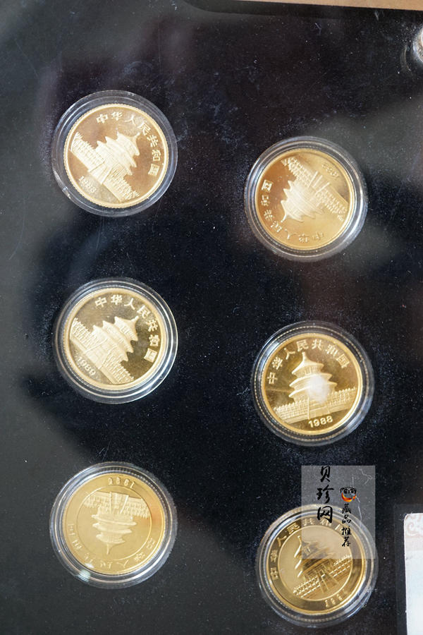 【119370】1982-2011年熊猫1/10盎司金币大全套（30枚）