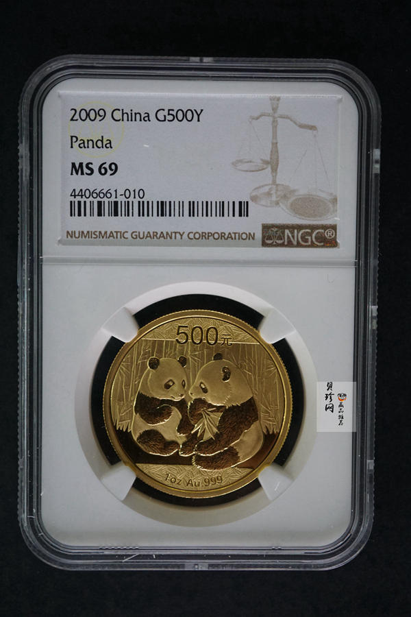 【090105】2009年熊猫1盎司普制金币