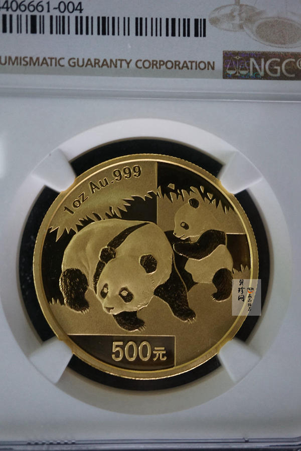 【080101】2008年熊猫1盎司普制金币