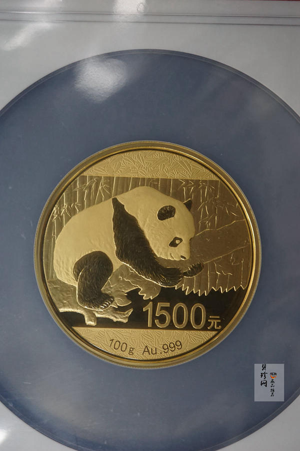 【160107】2016年熊猫100克精制金币
