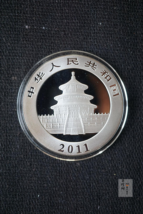 【101408】2011年熊猫1盎司普制银币