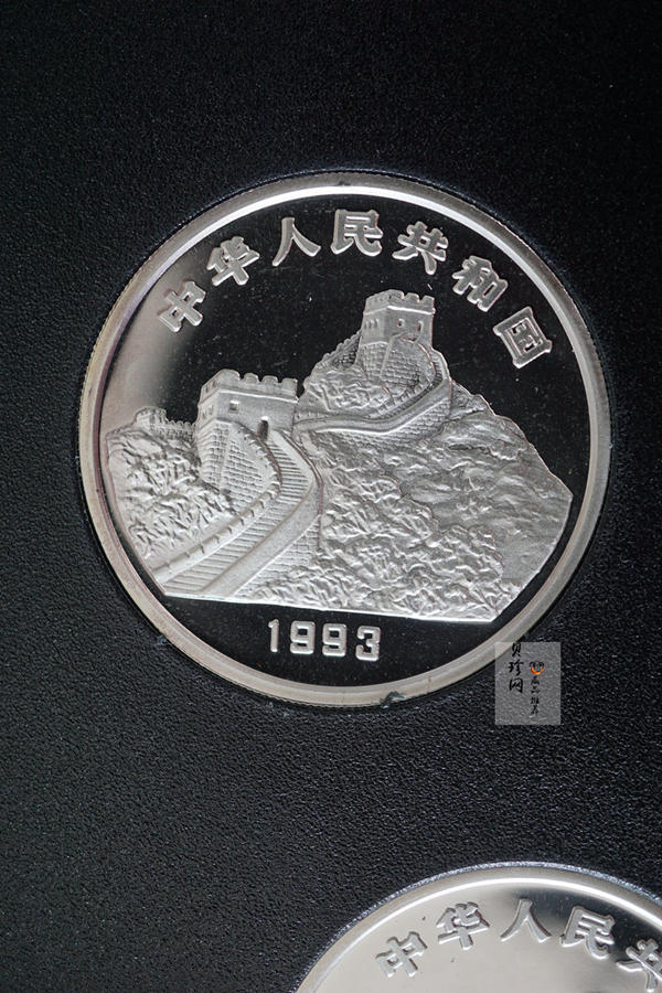【939170】1993年“拥有一片故土”中国名胜精制银币五枚一套