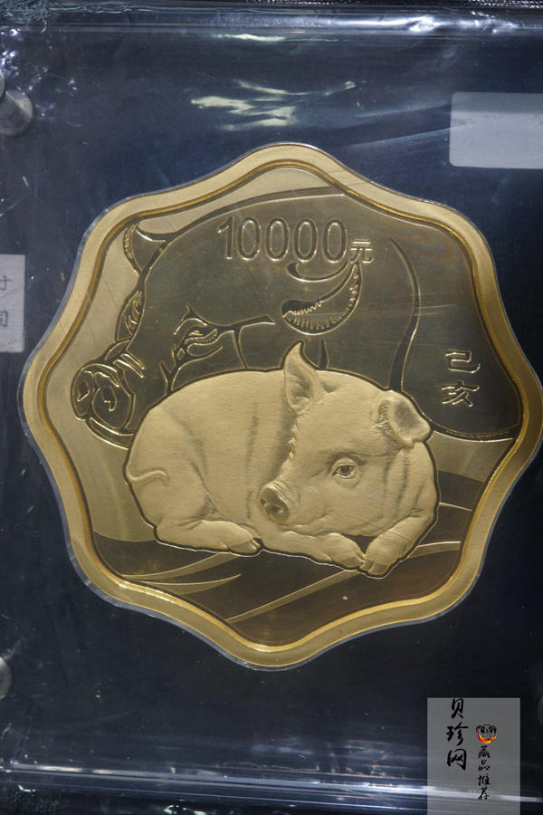 【191114】2019年中国己亥（猪）年1公斤梅花形精制金币