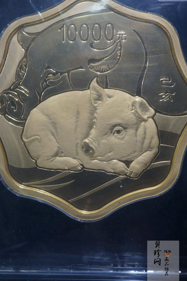 【191114】2019年中国己亥（猪）年1公斤梅花形精制金币