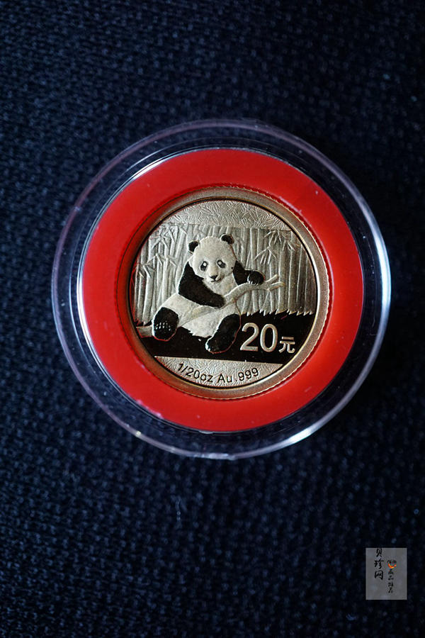 【140101】2014年熊猫1/20盎司普制金币
