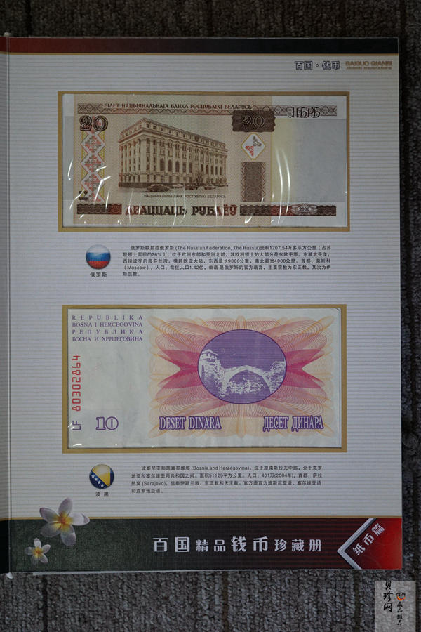 【079180】海纳百川百国精品钱币珍藏册