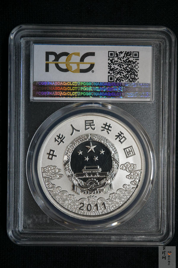【119140】2011年中国京剧脸谱第（2）组1盎司精制彩银币2枚一套