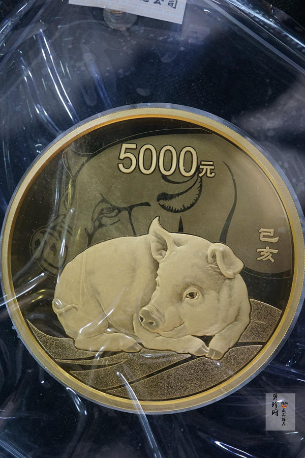 【191120】2019中国己亥（猪）年金银纪念币500克圆形金币