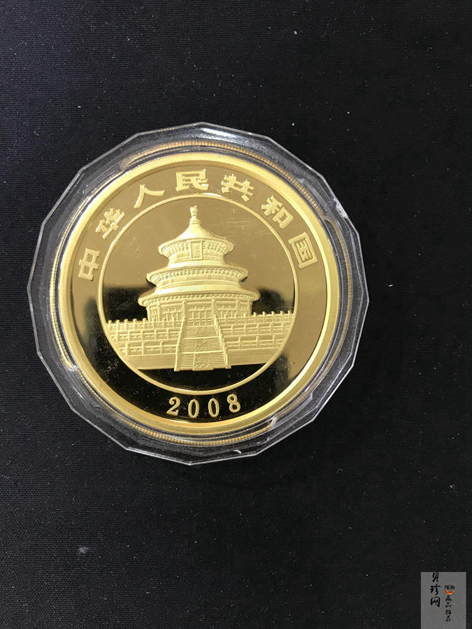 【080107】2008年熊猫5盎司精制金币