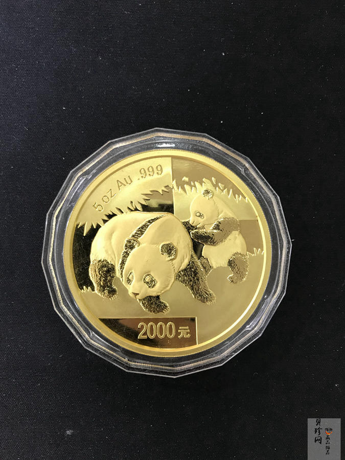 【080107】2008年熊猫5盎司精制金币