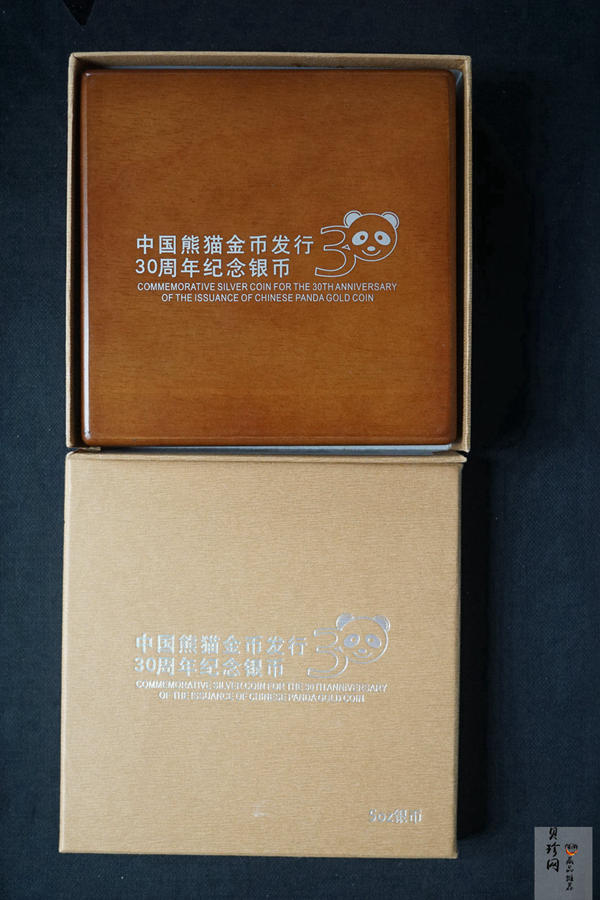 【120204】2012年熊猫发行30周年5盎司精制银币