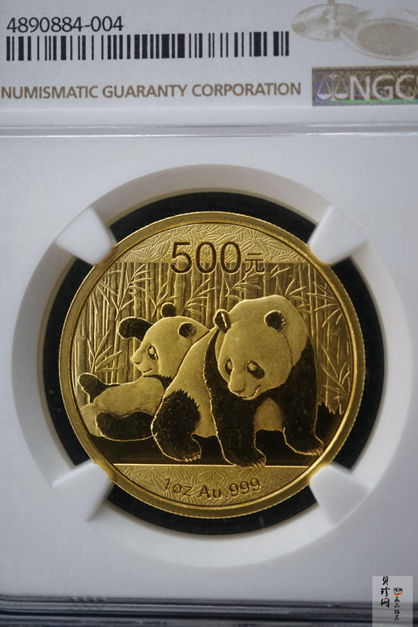 【100105】2010年熊猫1盎司普制金币