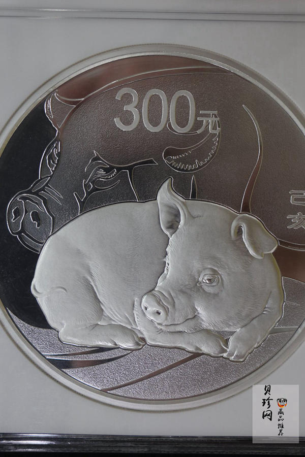 【191121】2019中国己亥（猪）年金银纪念币1公斤圆形银质纪念币