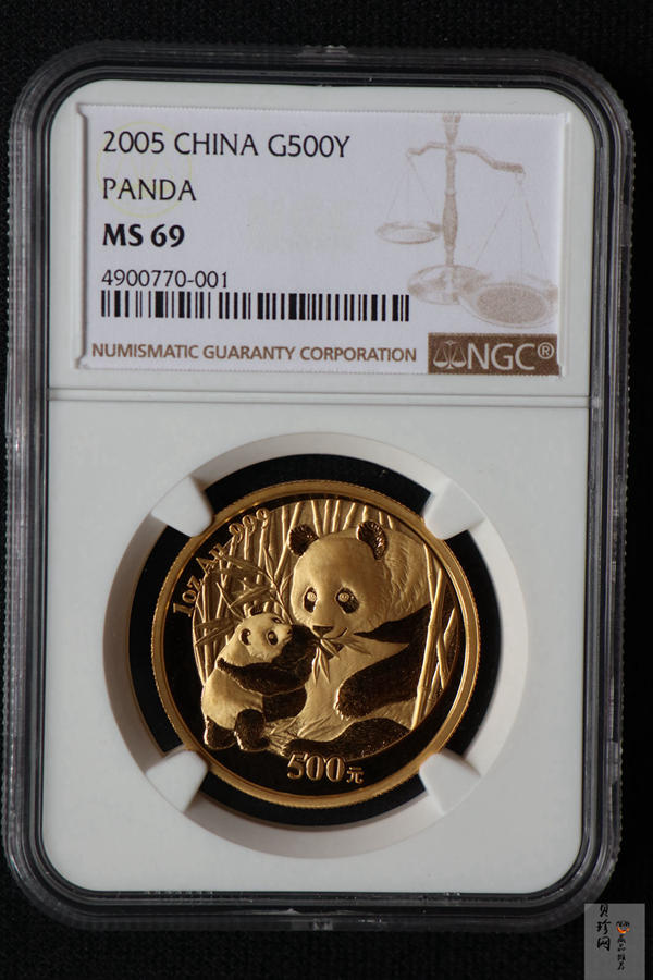 【050101】2005年熊猫1盎司普制金币