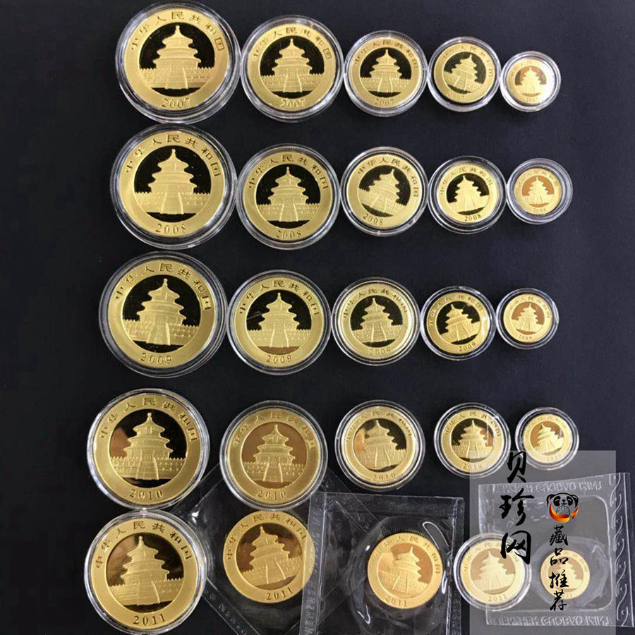 【199510】1982-2019年熊猫金币大全套