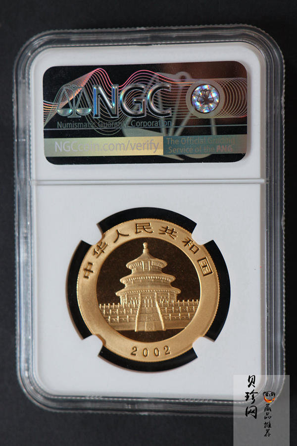 【020101】2002年熊猫1盎司普制金币