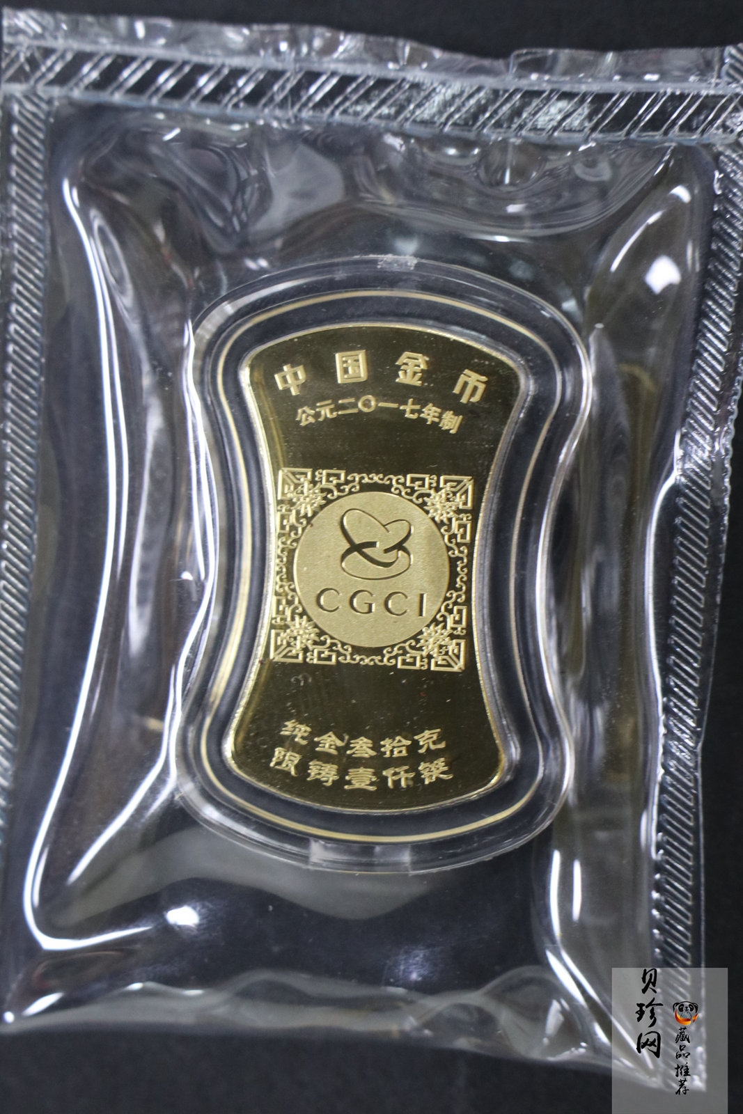 【179460】2017年鸡年贺岁30g金铤