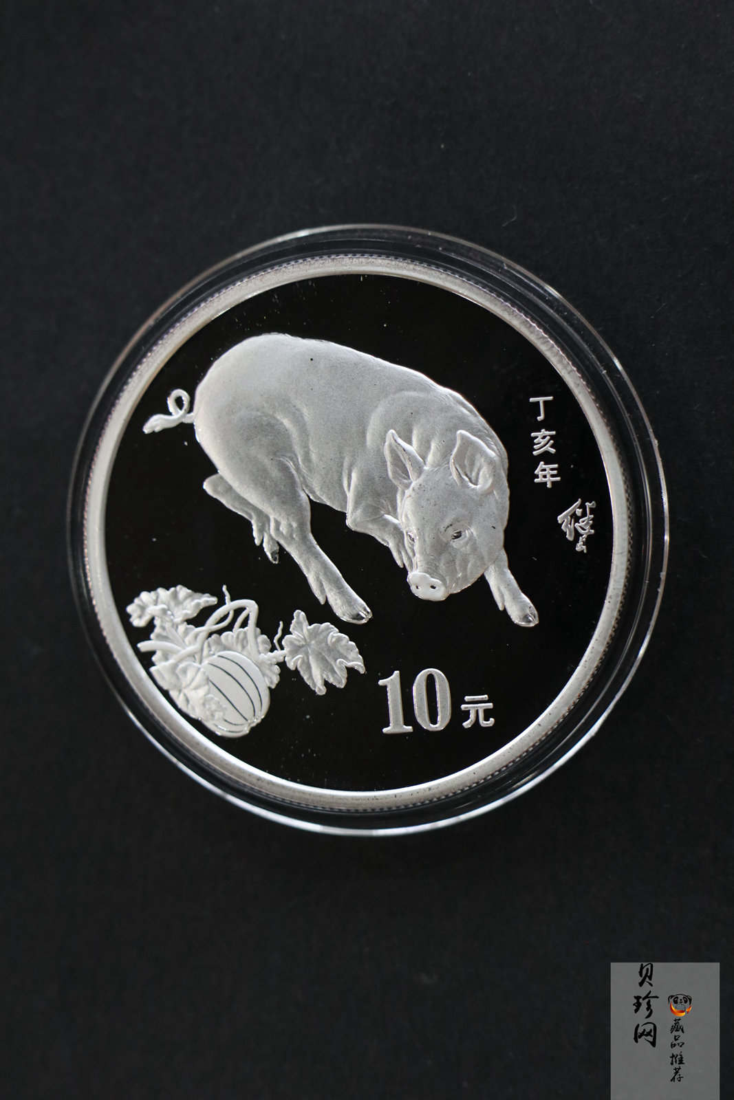 【079010】2007猪年普制生肖金银币2枚一套