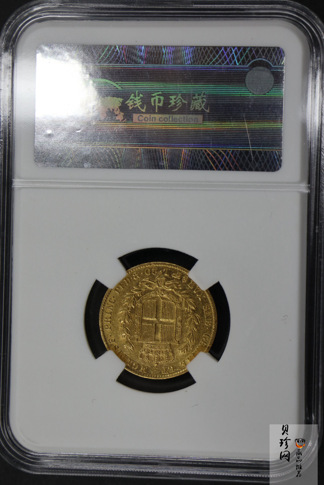 【409010】1840年意大利马志尼6.45g金币