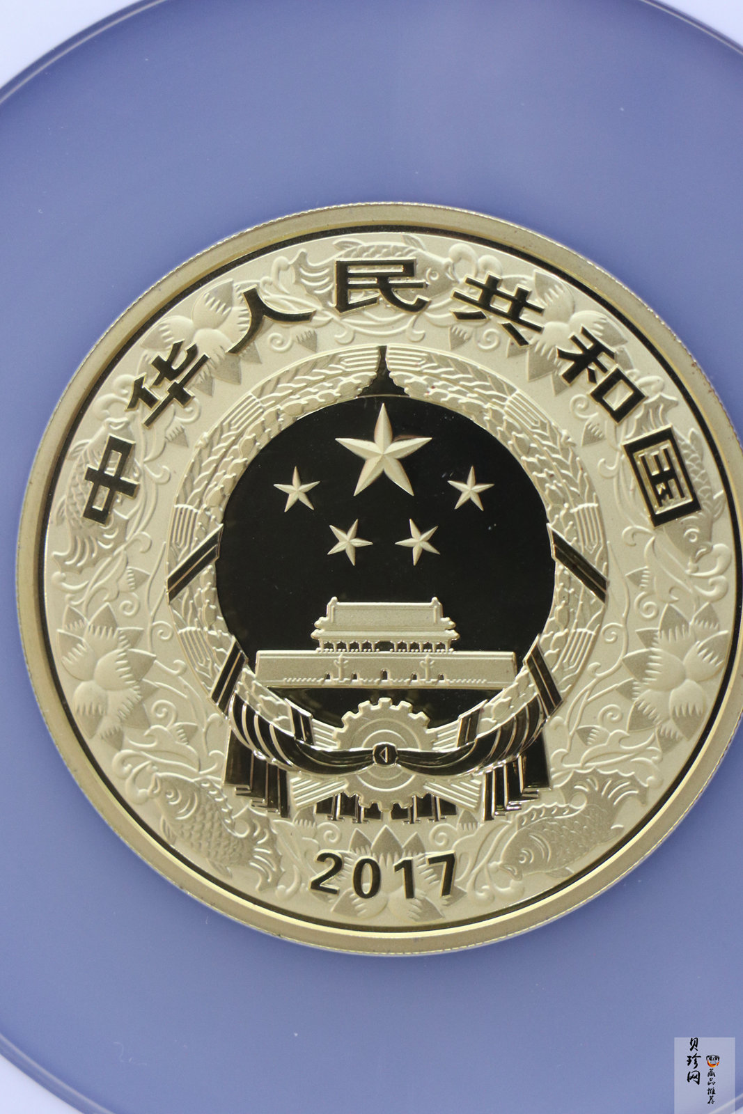 【161511】2017年丁酉（鸡）年生肖流通纪念币-150克彩色精制金币