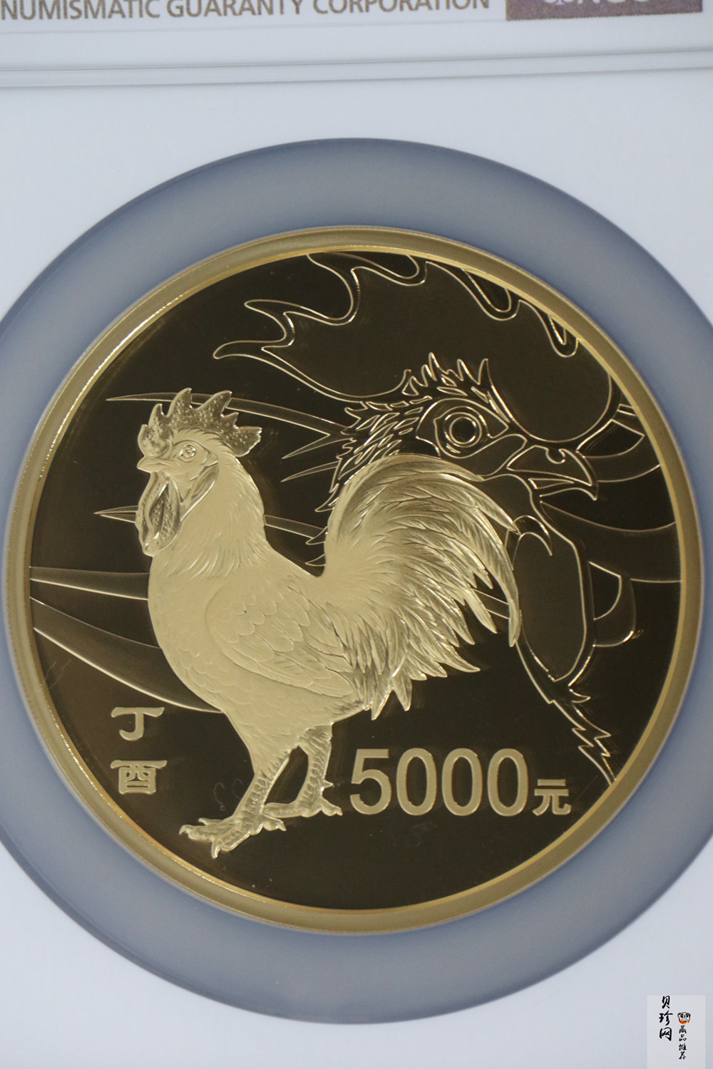 【161513】2017年丁酉（鸡）年生肖流通纪念币-雄鸡500克精制金币