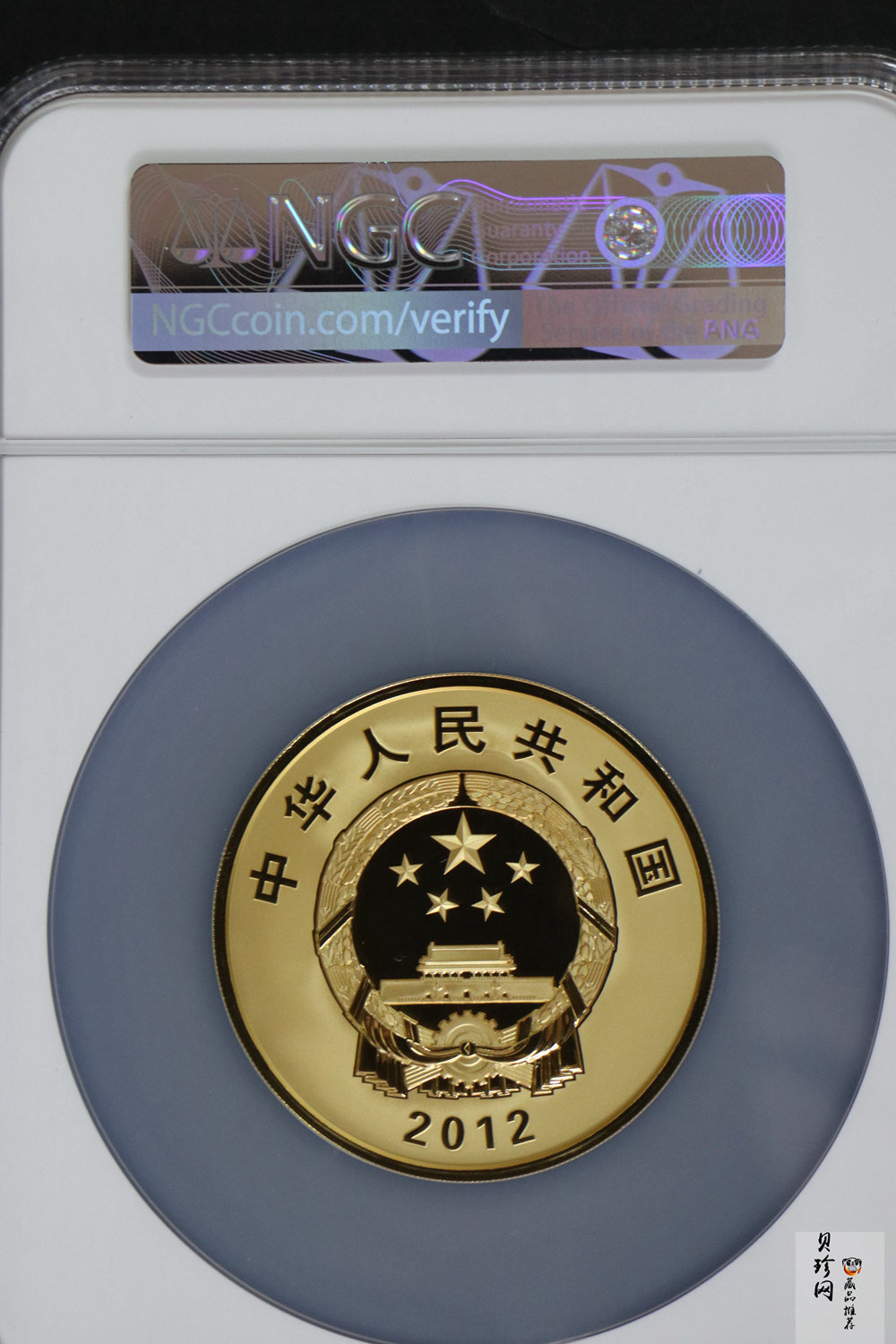 【121101】2012年中国人民解放军海军航母辽宁舰5盎司精制金币