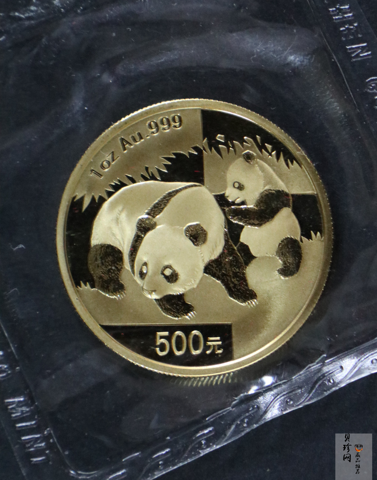 【080101】2008年熊猫1盎司普制金币