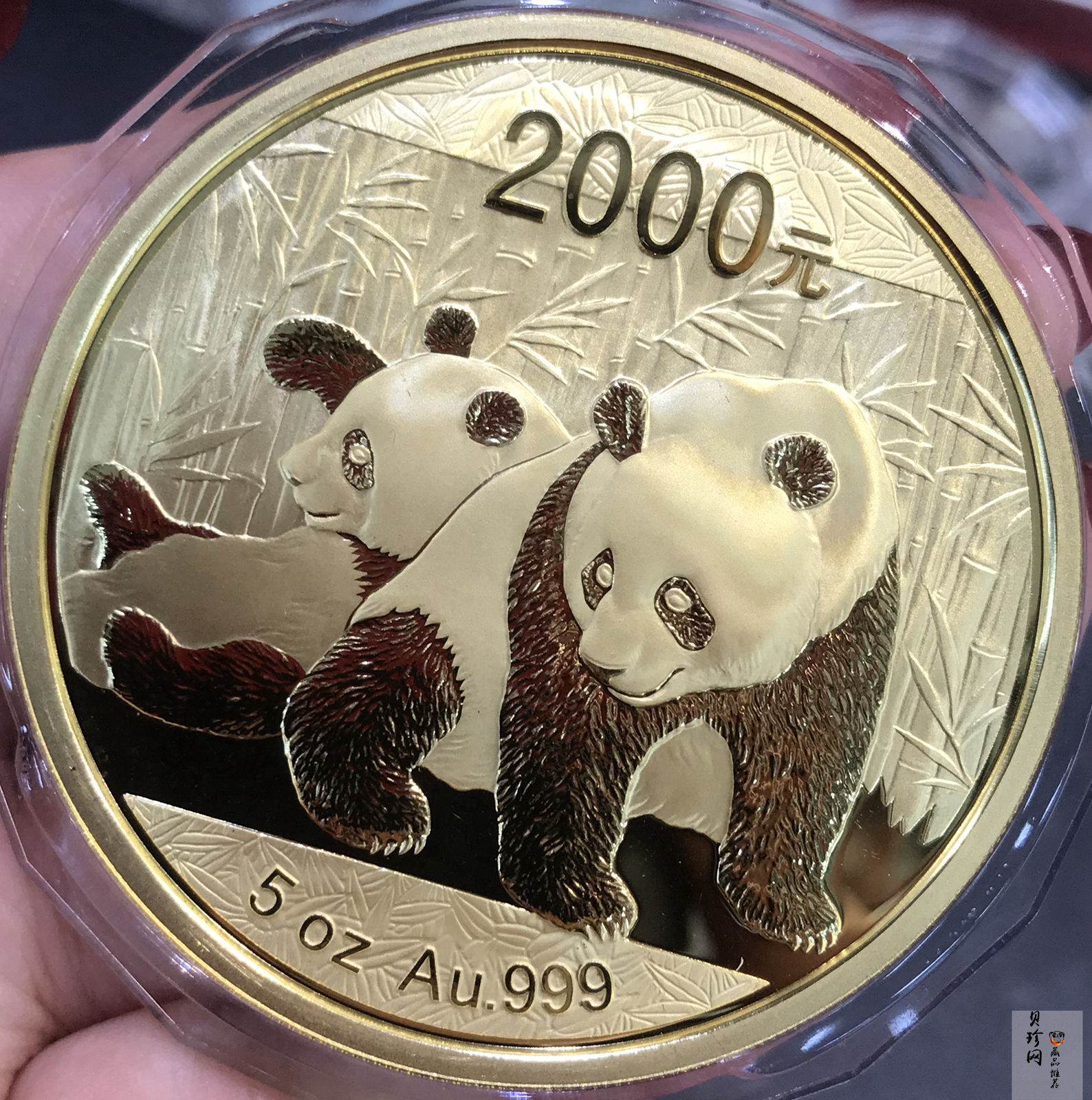 【100106】2010年熊猫5盎司精制金币
