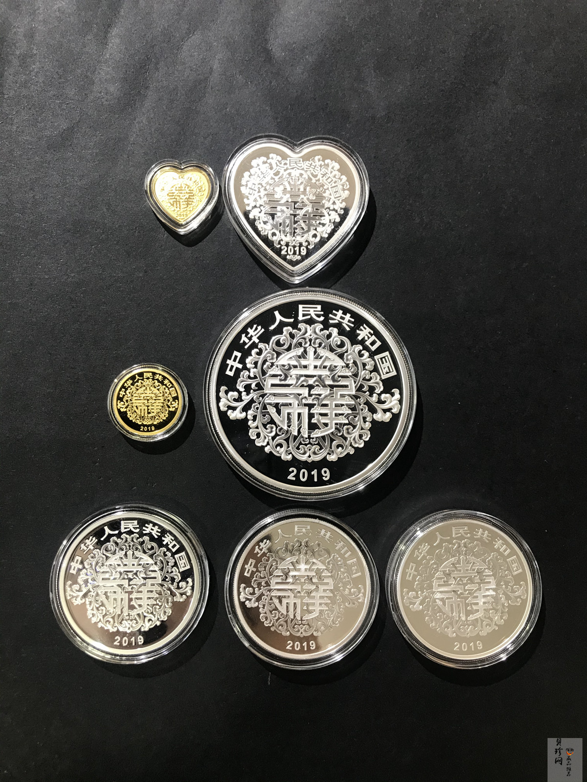 【199880】2019年吉祥文化纪念金银币7枚一套