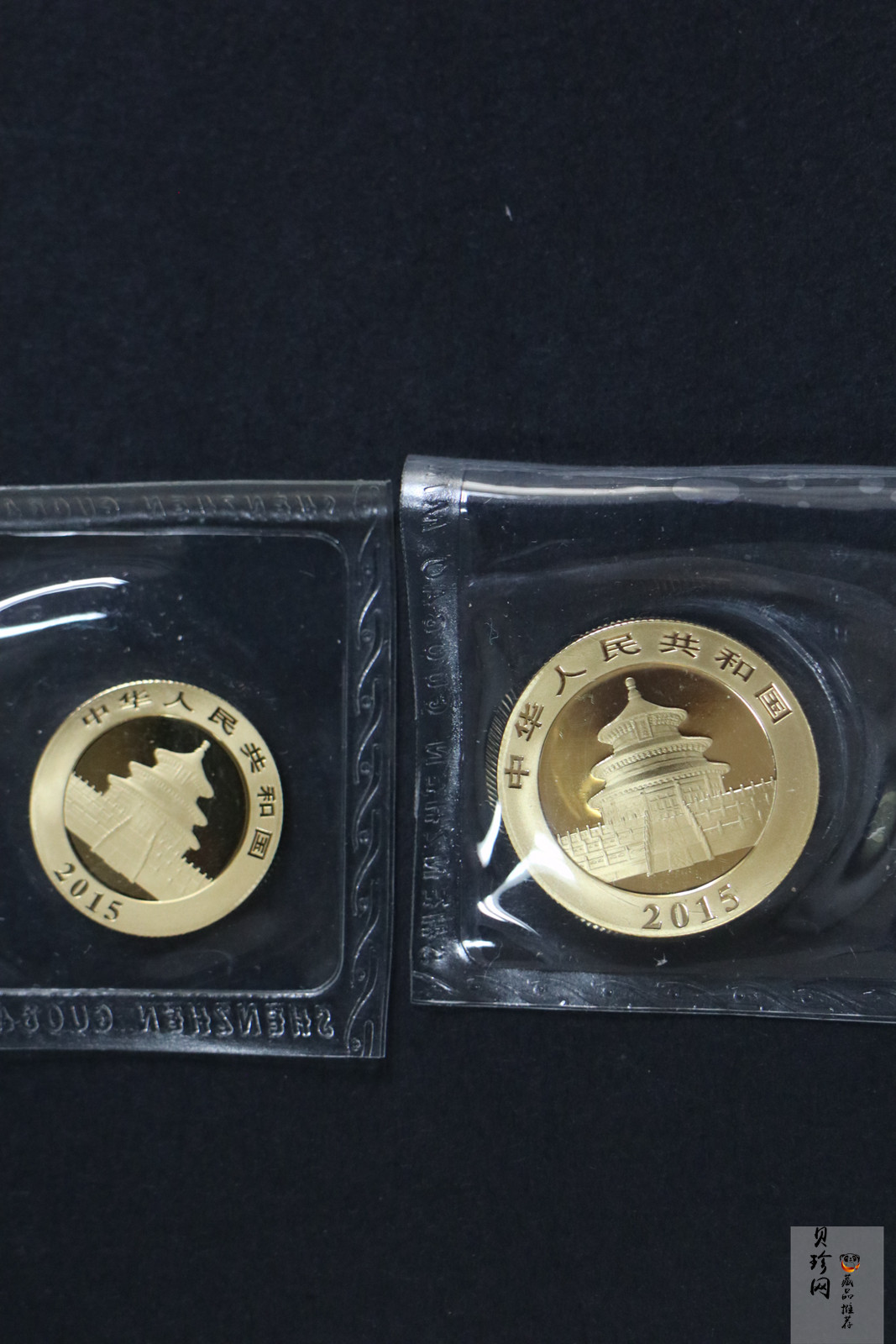 【159060】2015年熊猫普制金币5枚一套