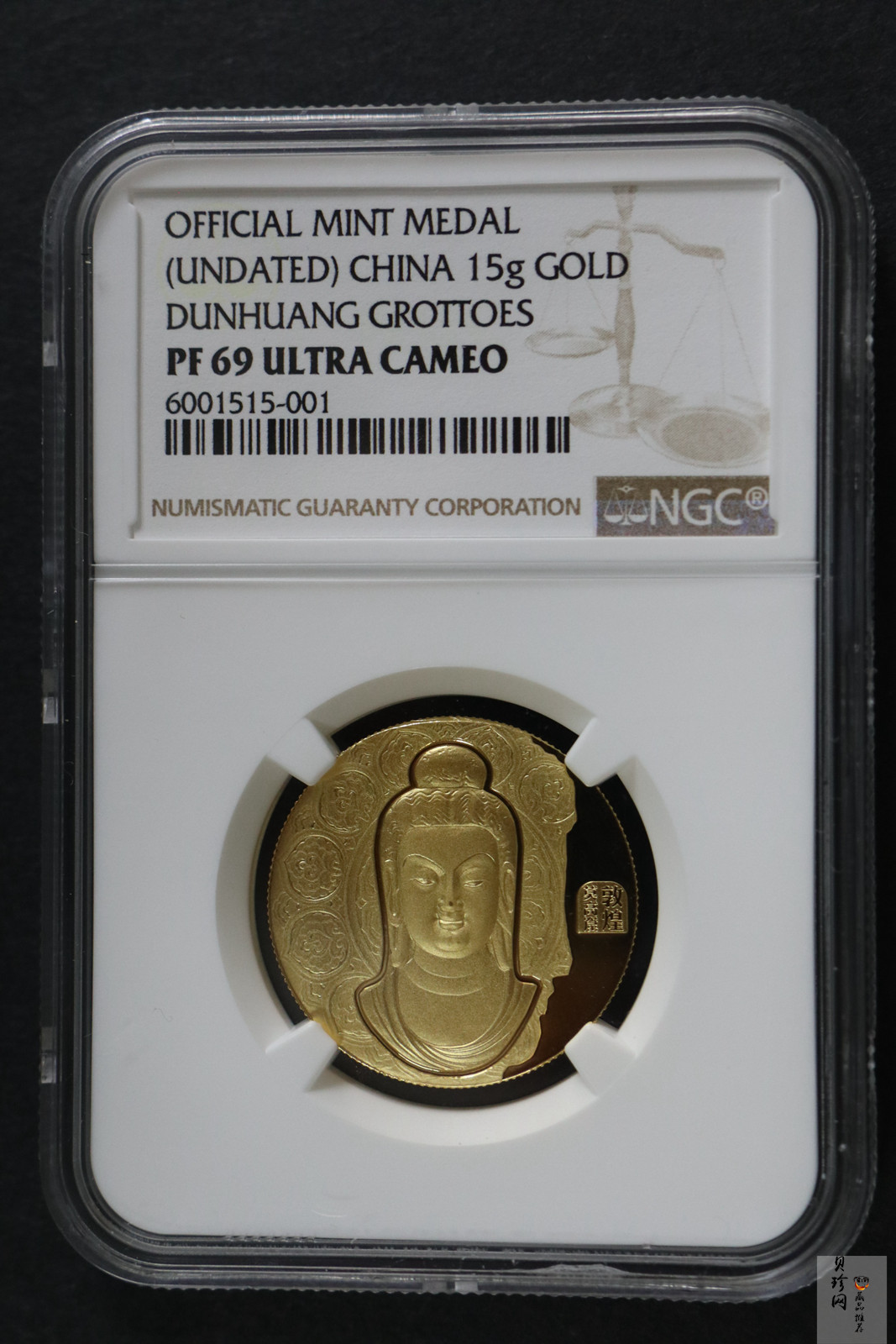 【129600】2012年敦煌15克纪念金章