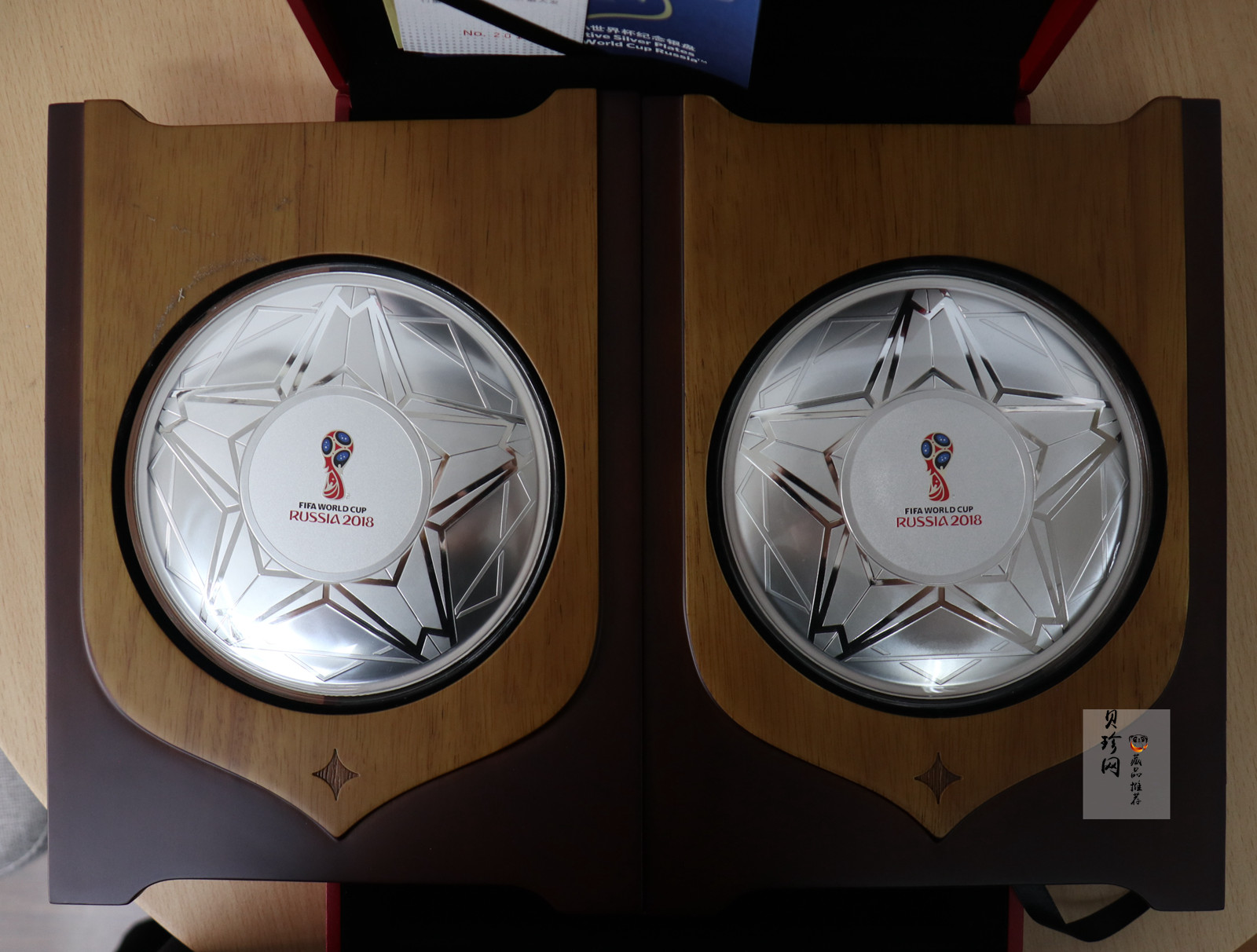 【189690】2018年俄罗斯FIFA世界杯纪念500克银盘（单枚250克）