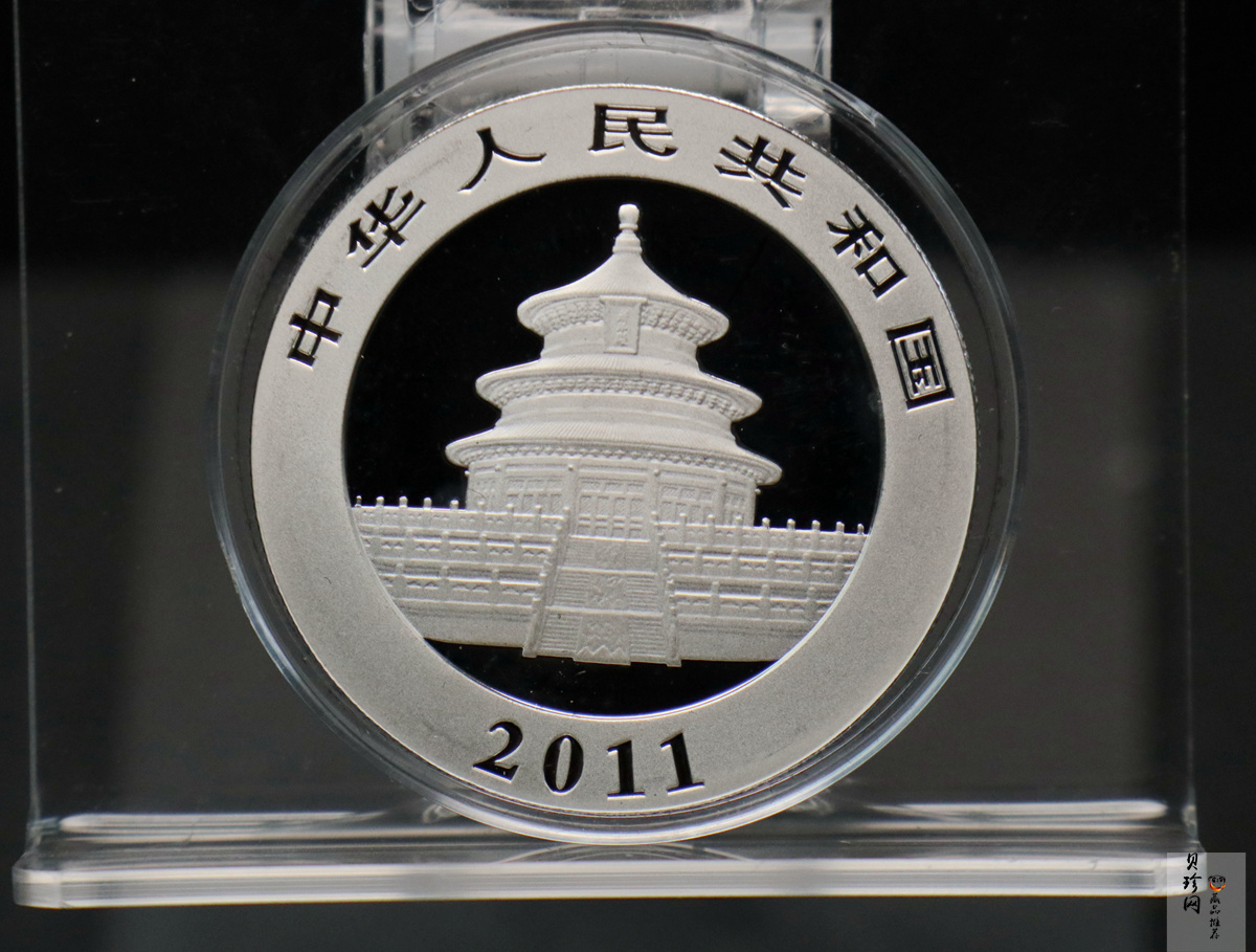 【101408】2011年熊猫1盎司普制银币
