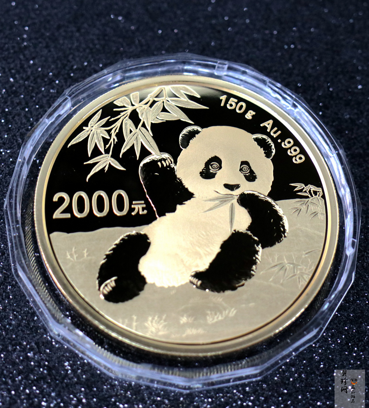 【200108】2020版熊猫金银纪念币150克圆形金币