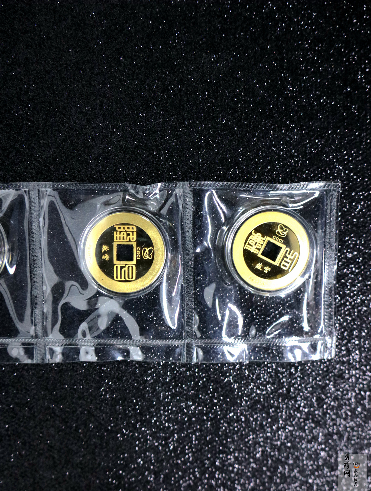 【009650】故宫馆藏钱币·清·五帝钱10g金章五枚一套