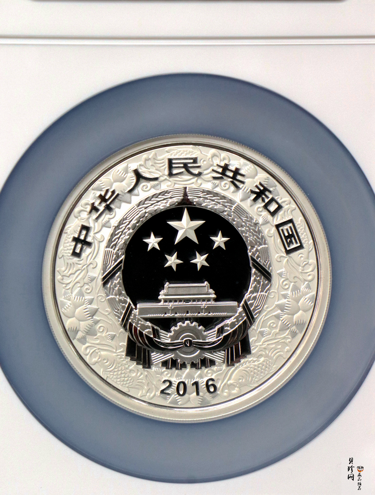 【151412】2016年丙申猴年生肖5盎司彩色精制银币