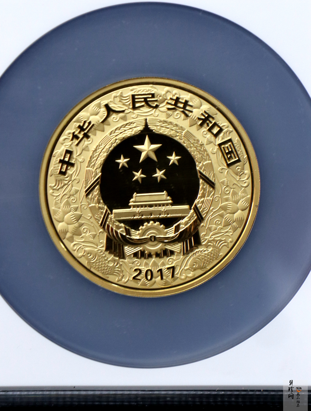 【161511】2017年丁酉（鸡）年生肖流通纪念币-150克彩色精制金币