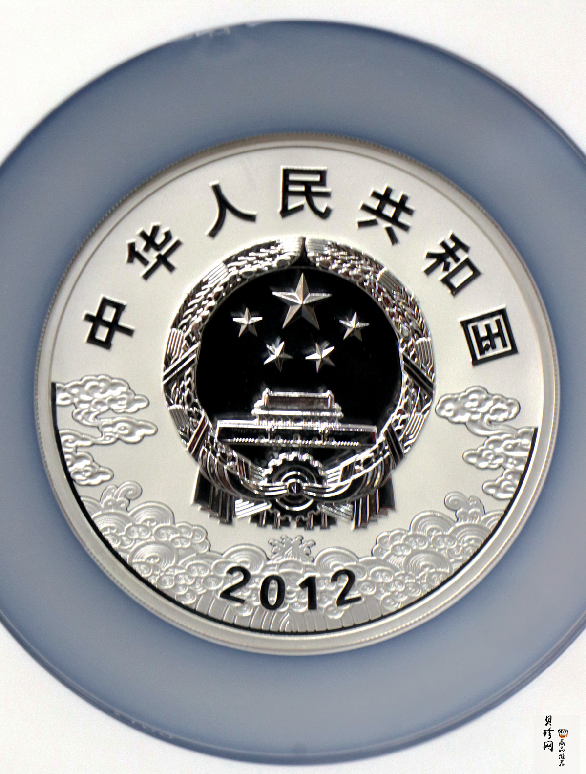 【120503】2012年中国京剧脸谱第（3）组-钟馗5盎司精制彩银币