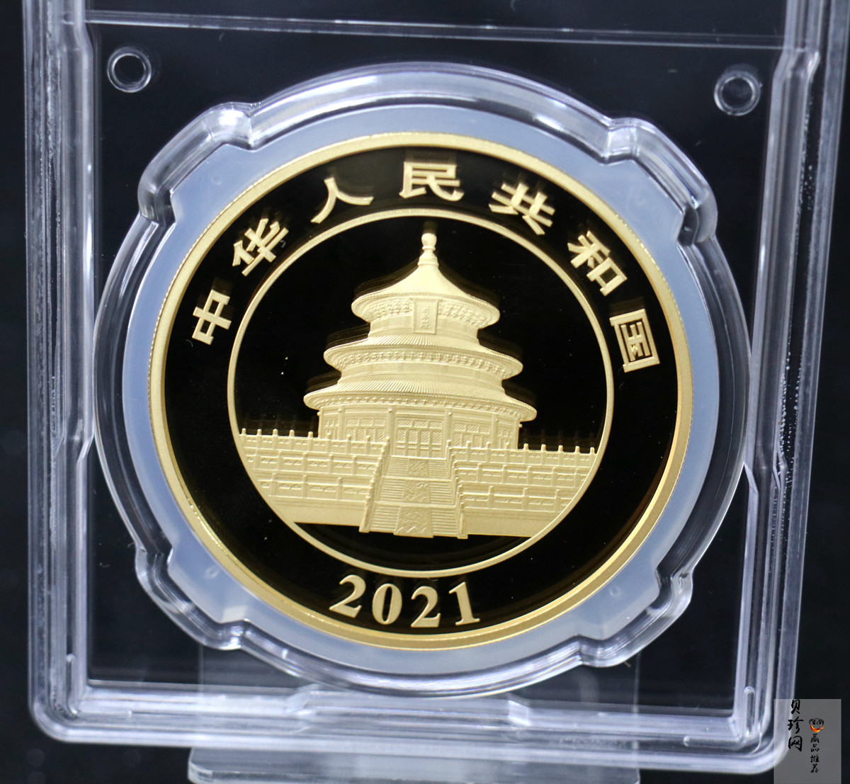 【210109】2021版熊猫金银纪念币100克圆形金币
