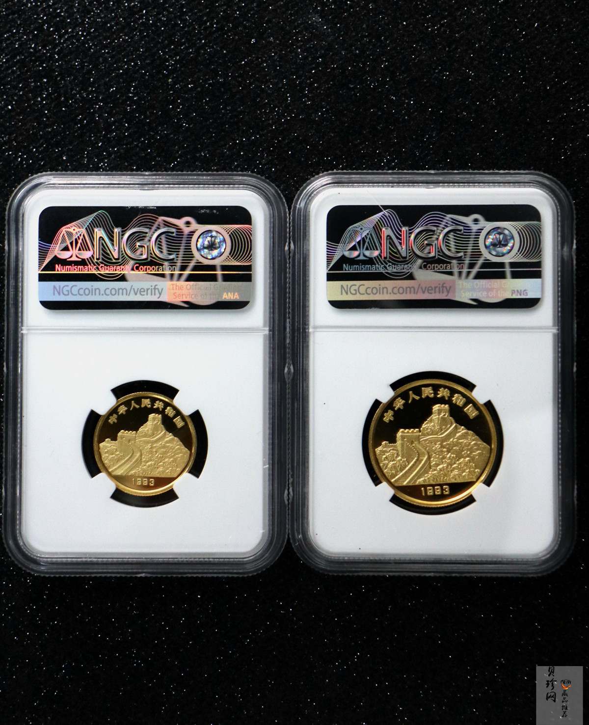 【939160】1993年“拥有一片故土”中国名胜精制金币五枚一套