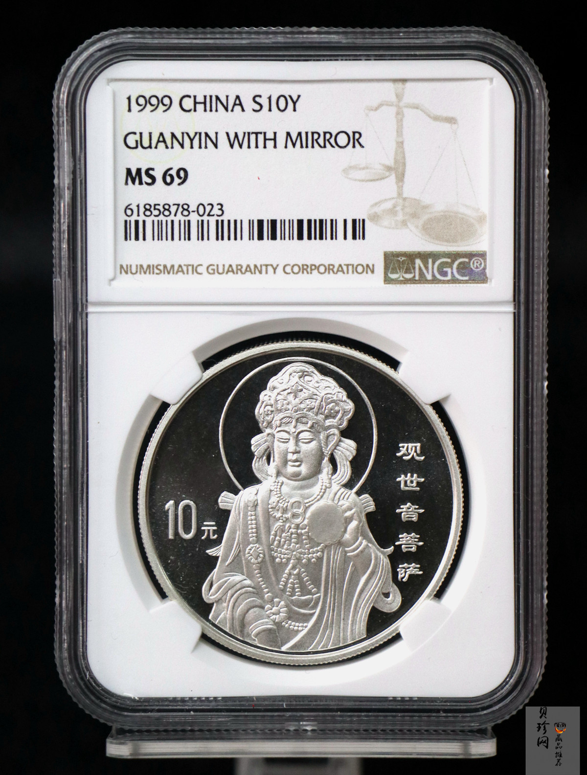 【999150】1999年观世音菩萨1盎司银币两枚一套