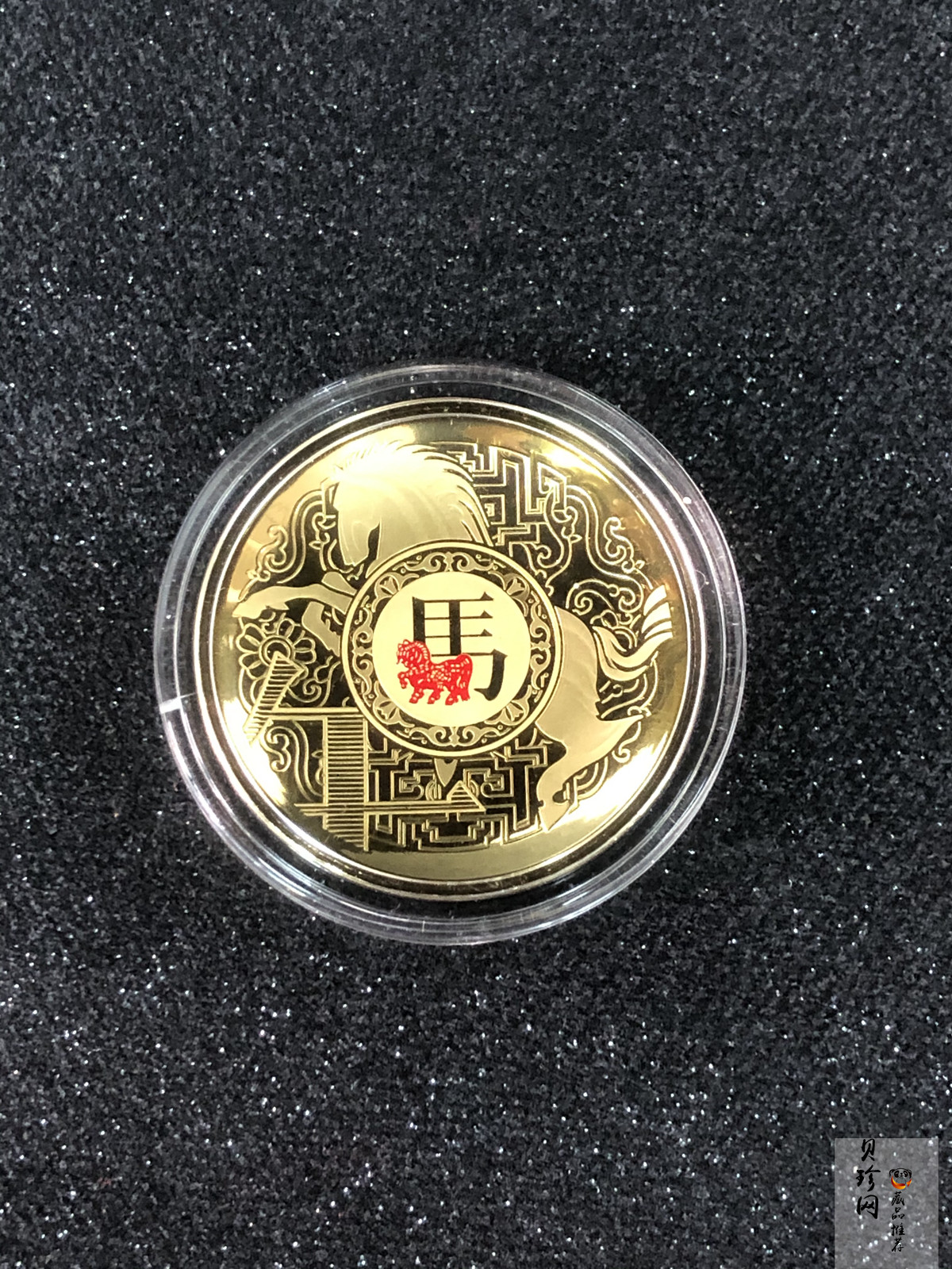 【149490】马年贺岁50克金盘