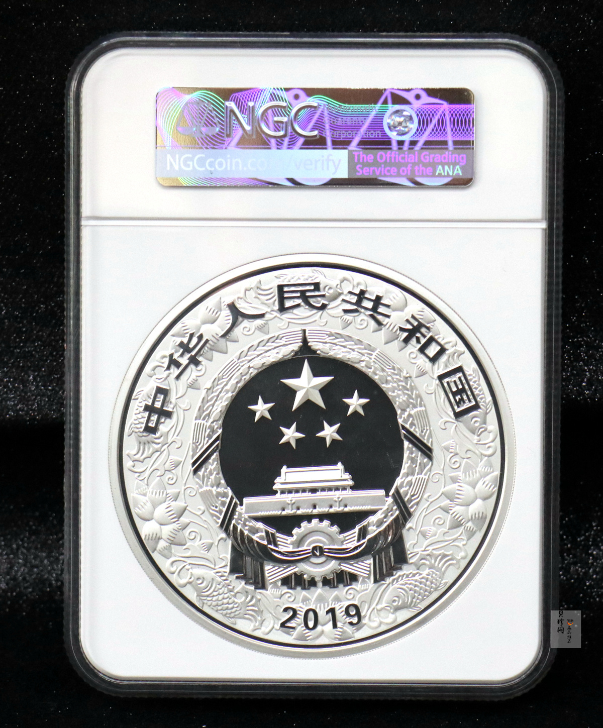 【191121】2019中国己亥（猪）年金银纪念币1公斤圆形银质纪念币