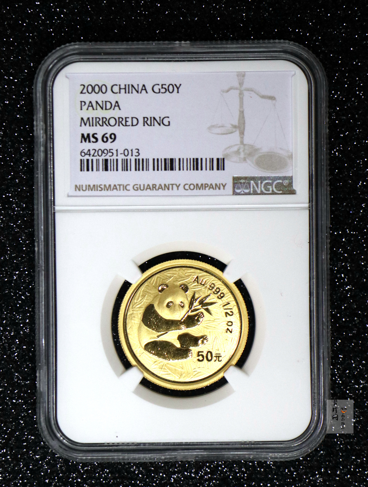 【009050】2000年熊猫普制金币五枚一套