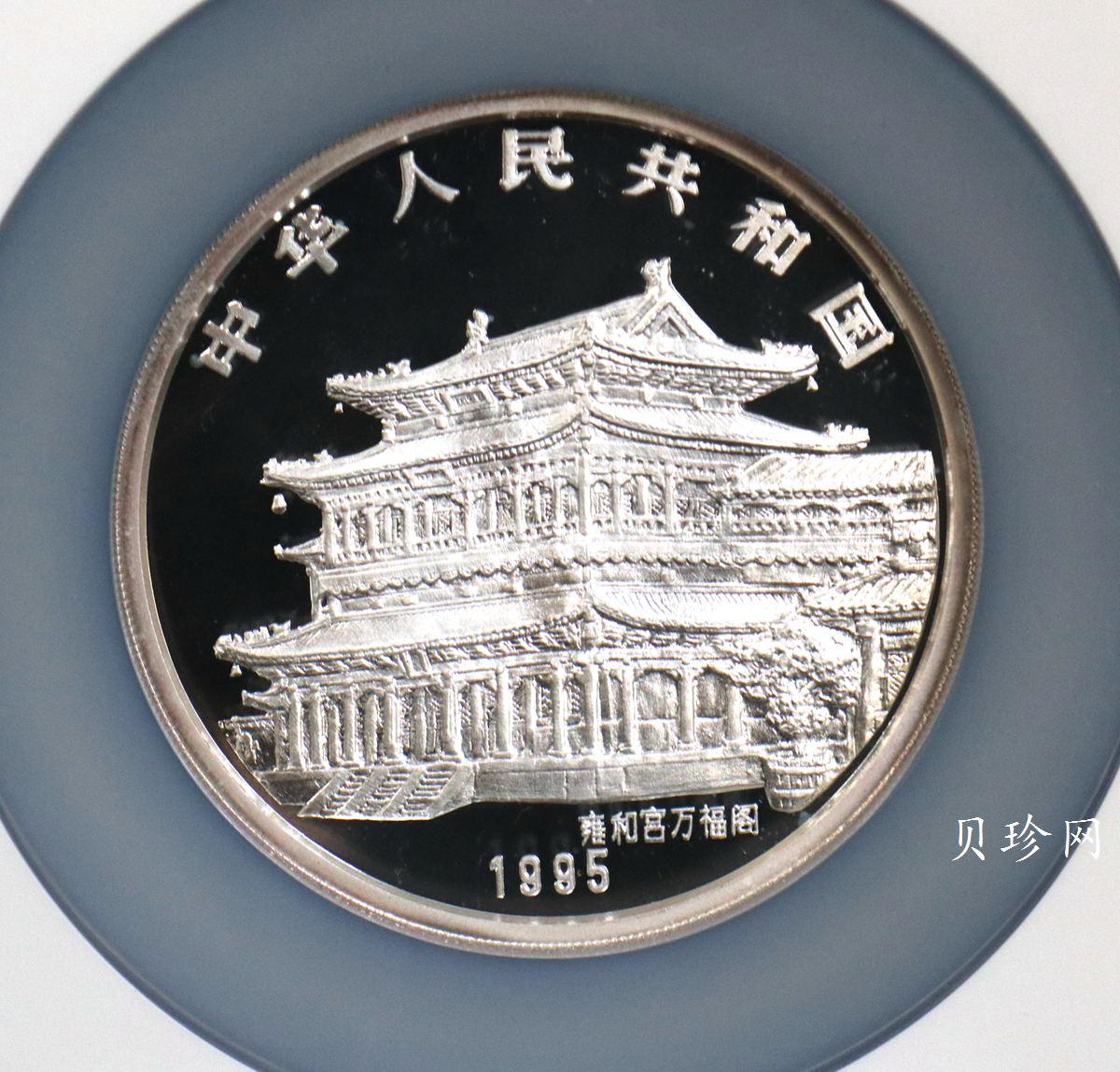 【950307】1995中国乙亥（猪）年-五猪图5盎司精制银币