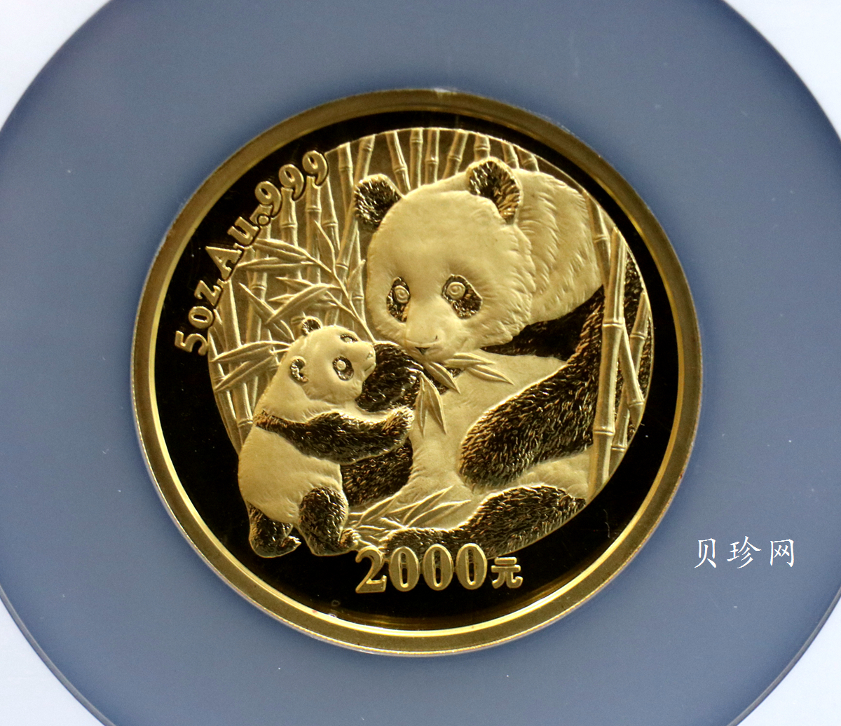【050107】2005年熊猫5盎司精制金币