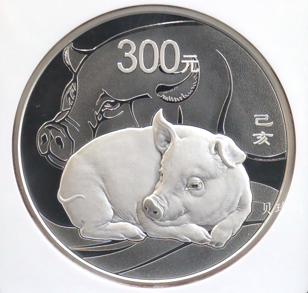 【191115】2019中国己亥（猪）年金银纪念币1公斤圆形银币