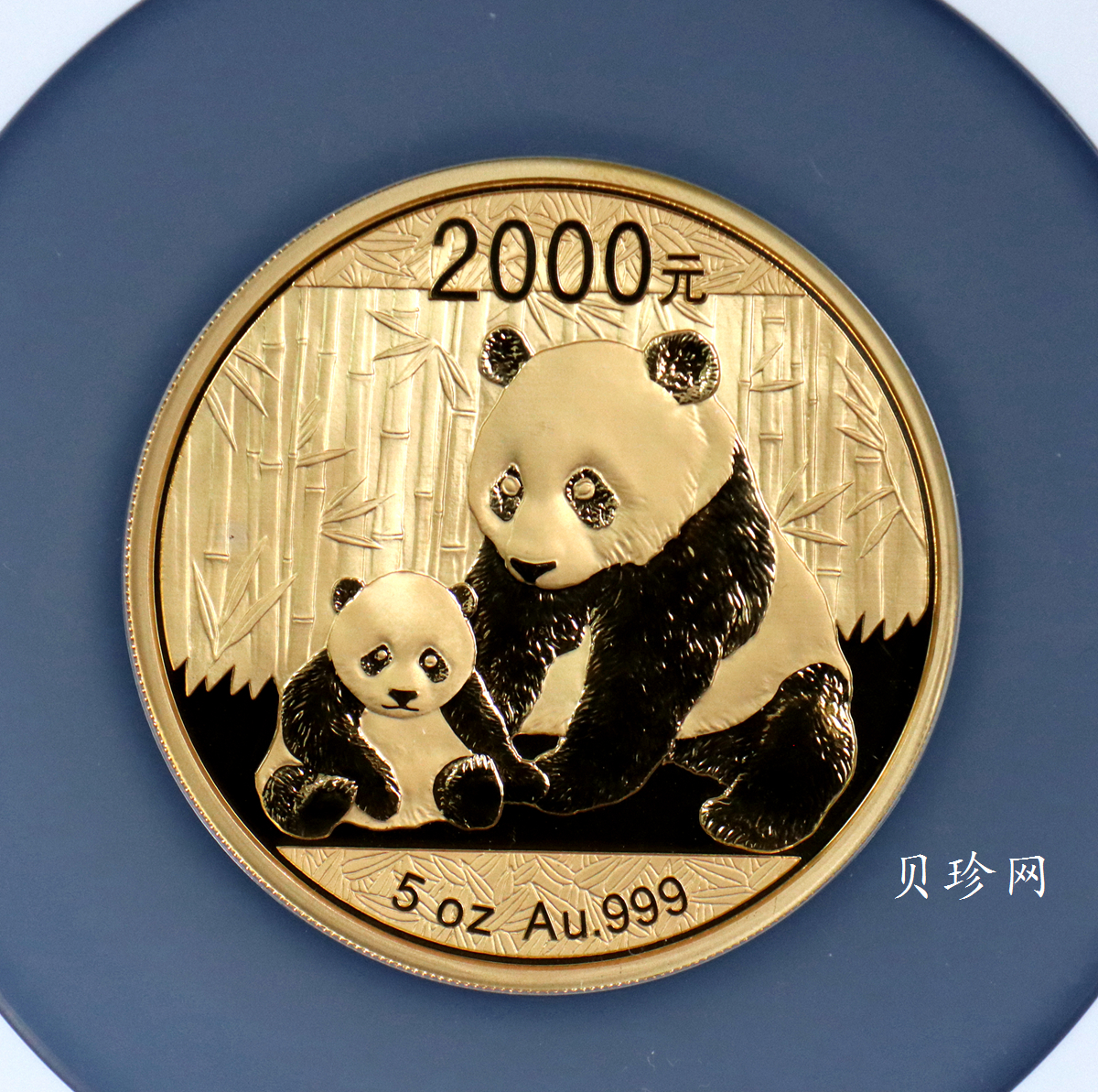 【122222】2012年中国熊猫金币发行三十周年5盎司精制金币