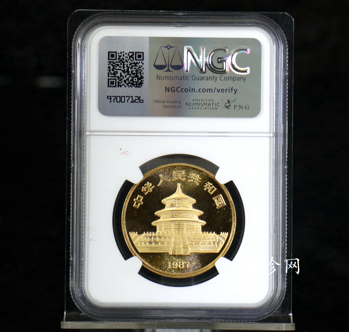 【870101】1987年熊猫1盎司普制金币